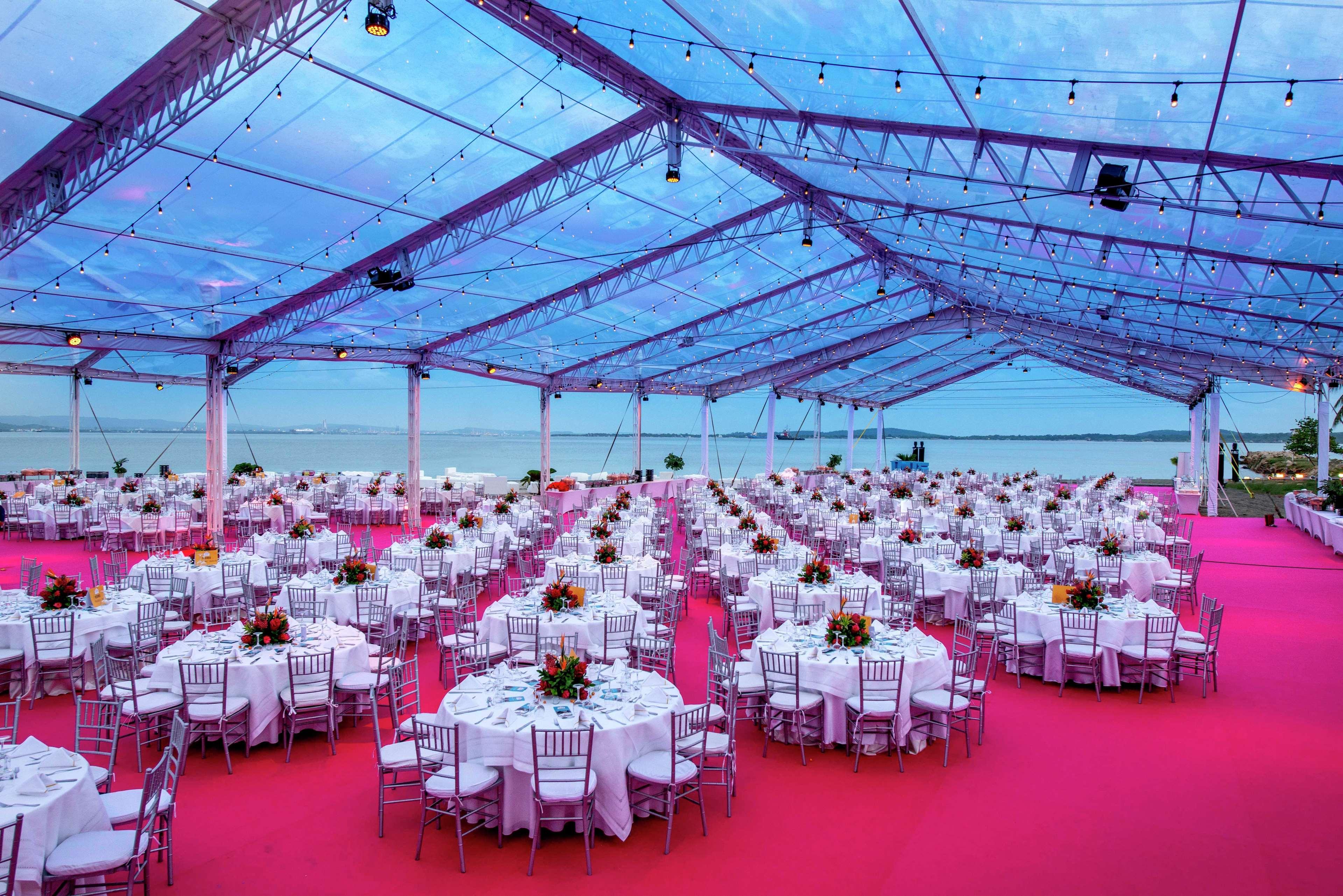 Hilton Cartagena Otel Restoran fotoğraf